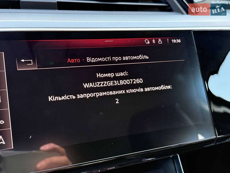 Внедорожник / Кроссовер Audi e-tron 2020 в Ровно