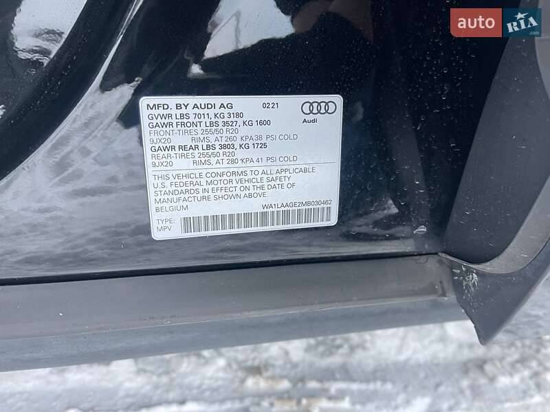 Внедорожник / Кроссовер Audi e-tron 2021 в Львове