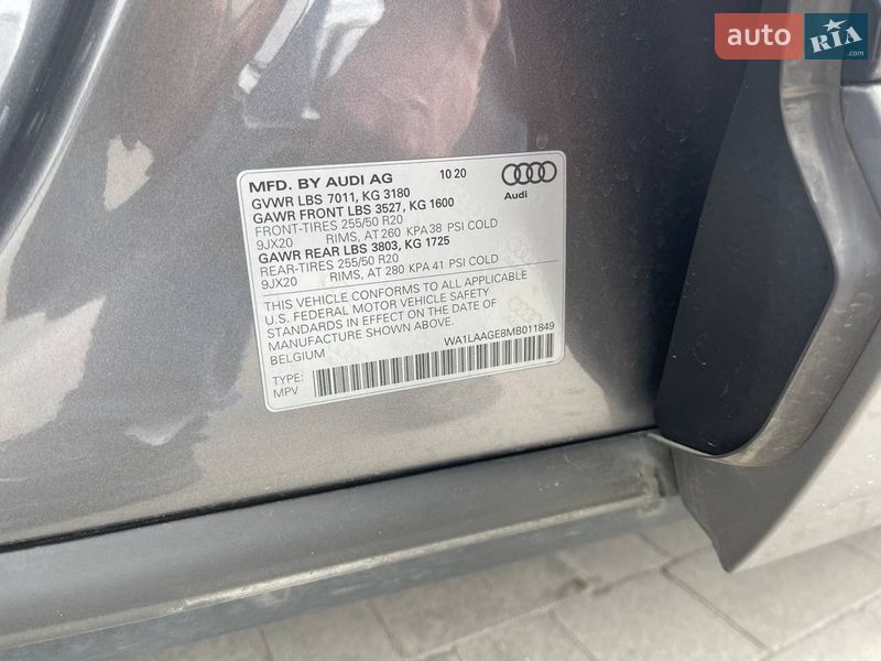Позашляховик / Кросовер Audi e-tron 2020 в Львові фото 42 Позашляховик / Кросовер Audi e-tron 2020 в Львові