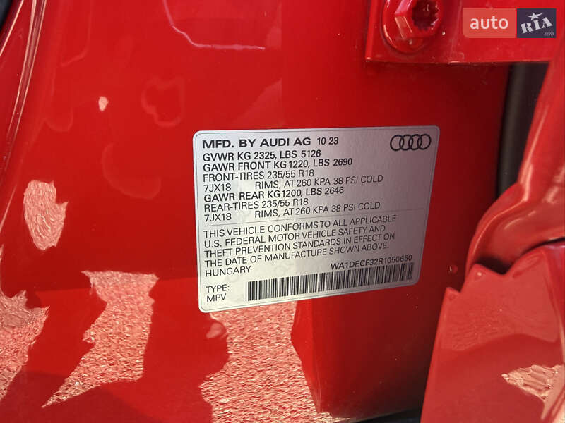 Позашляховик / Кросовер Audi Q3 2023 в Львові фото 20 Позашляховик / Кросовер Audi Q3 2023 в Львові