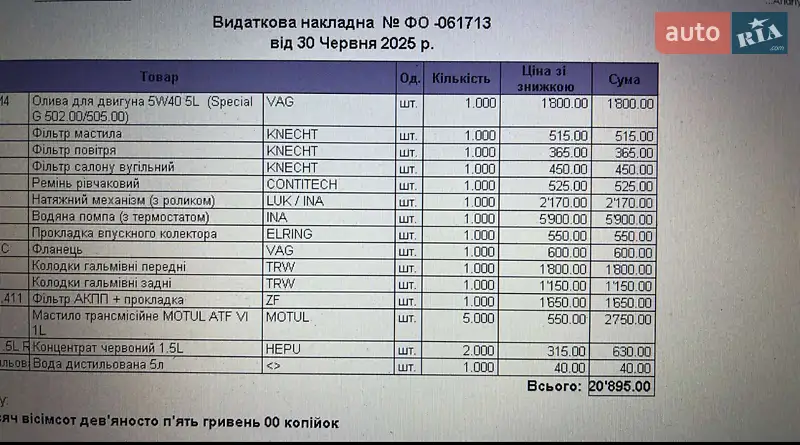 Внедорожник / Кроссовер Audi Q3 2014 в Львове документ