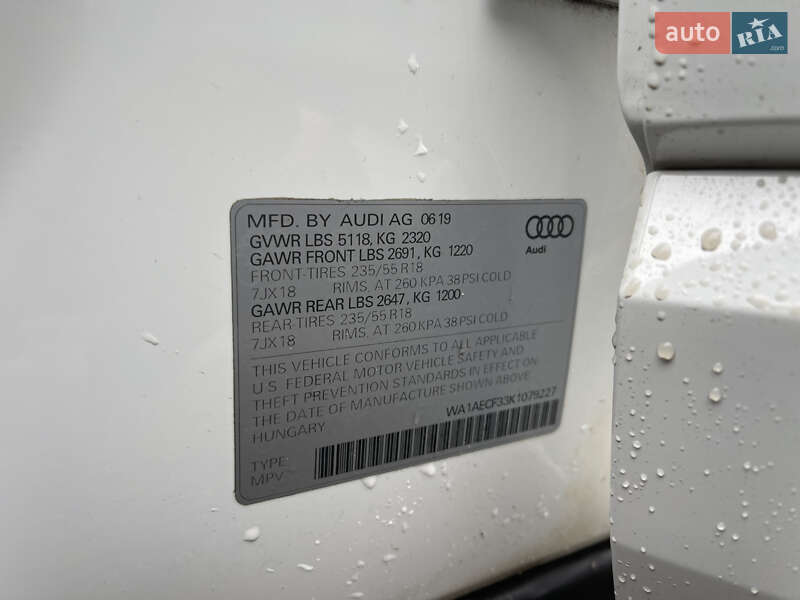 Позашляховик / Кросовер Audi Q3 2019 в Луцьку