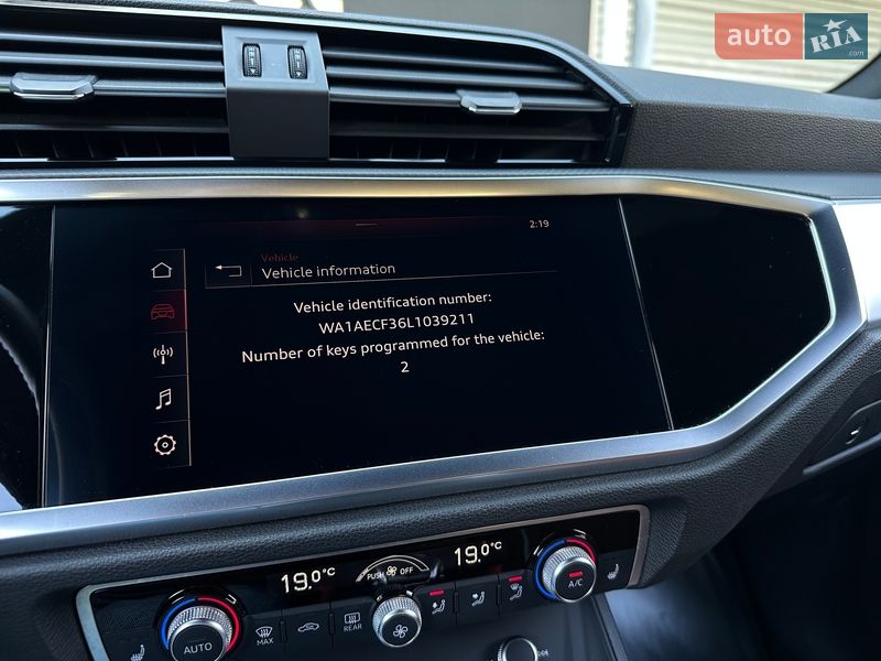 Внедорожник / Кроссовер Audi Q3 2019 в Киеве фото 68 Внедорожник / Кроссовер Audi Q3 2019 в Киеве