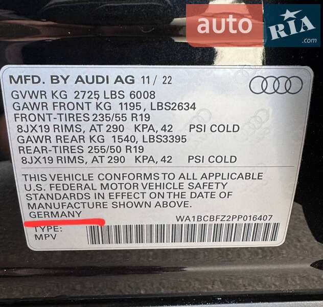 Внедорожник / Кроссовер Audi Q4 e-tron 2022 в Запорожье