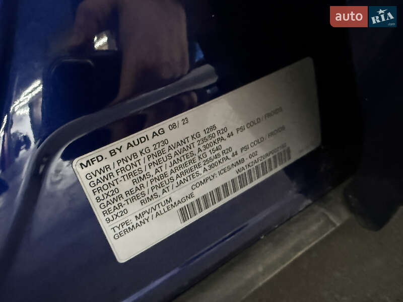 Позашляховик / Кросовер Audi Q4 e-tron 2023 в Одесі