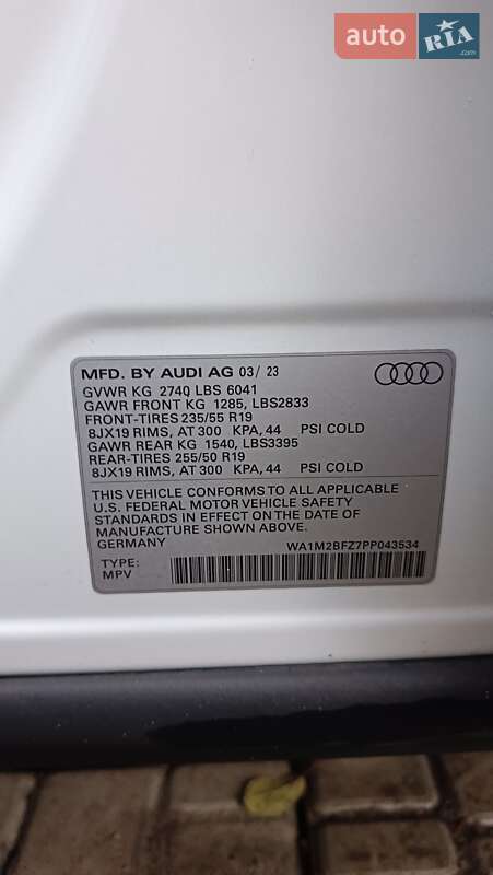 Позашляховик / Кросовер Audi Q4 e-tron 2023 в Харкові фото 63 Позашляховик / Кросовер Audi Q4 e-tron 2023 в Харкові