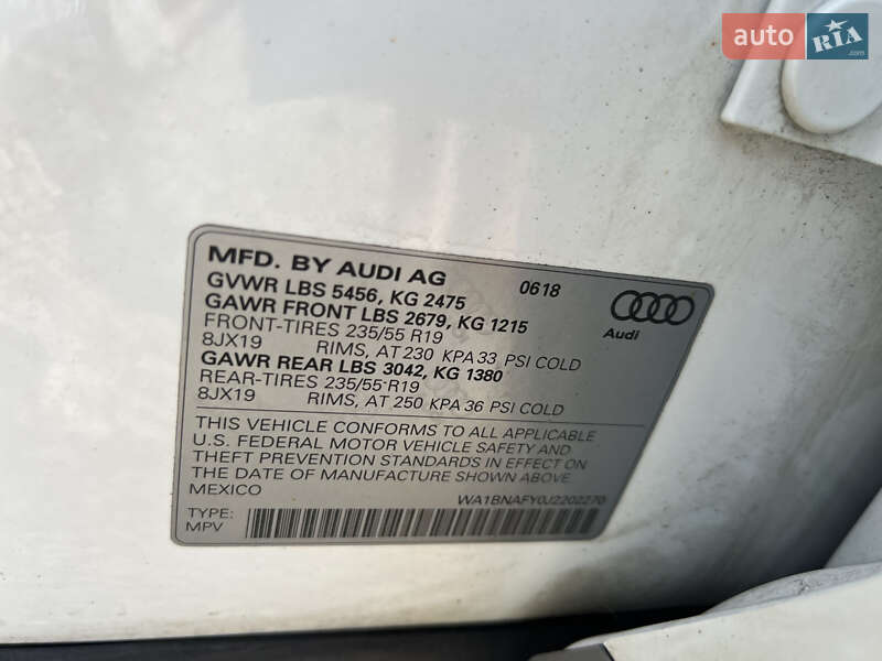 Внедорожник / Кроссовер Audi Q5 2018 в Стрые