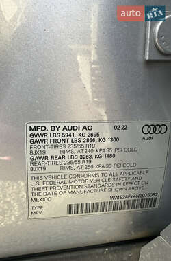 Внедорожник / Кроссовер Audi Q5 2022 в 