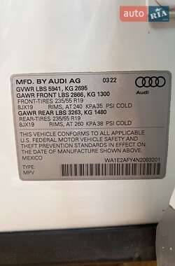 Внедорожник / Кроссовер Audi Q5 2022 в 