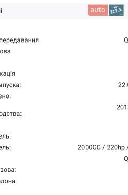 Внедорожник / Кроссовер Audi Q5 2016 в 