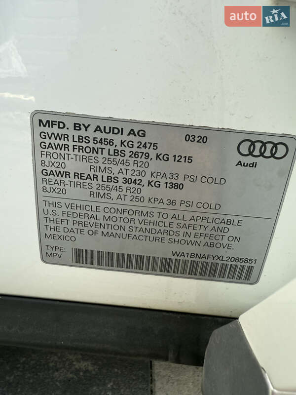 Позашляховик / Кросовер Audi Q5 2020 в Львові