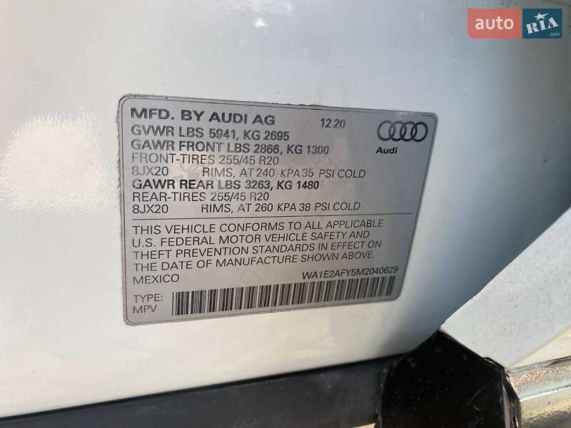 Внедорожник / Кроссовер Audi Q5 2020 в Львове