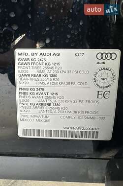 Внедорожник / Кроссовер Audi Q5 2017 в 