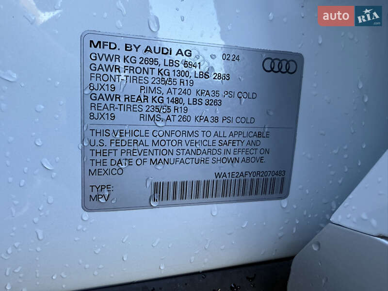 Внедорожник / Кроссовер Audi Q5 2024 в Львове