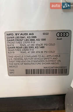 Внедорожник / Кроссовер Audi Q5 2022 в 