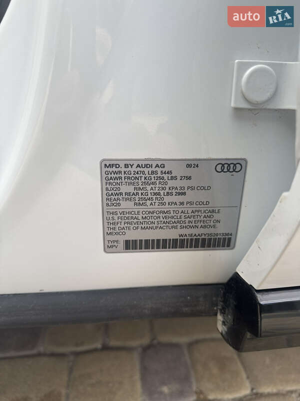 Позашляховик / Кросовер Audi Q5 2024 в Тернополі фото 24 Позашляховик / Кросовер Audi Q5 2024 в Тернополі