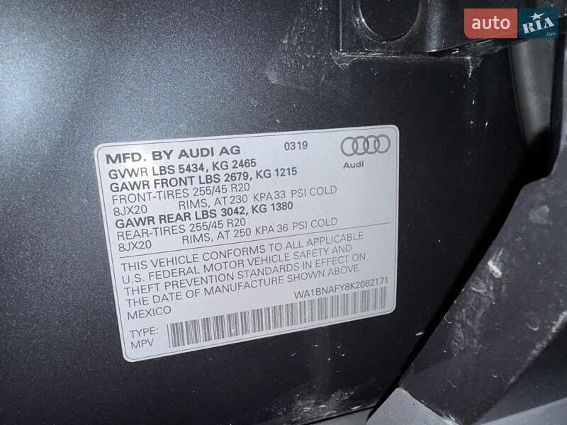 Позашляховик / Кросовер Audi Q5 2019 в Києві фото 43 Позашляховик / Кросовер Audi Q5 2019 в Києві