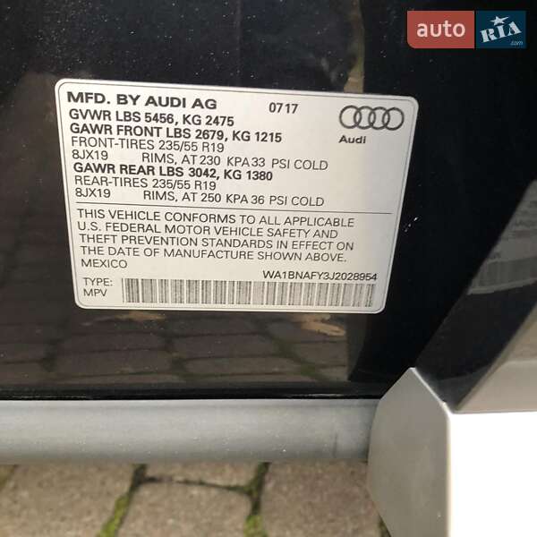 Позашляховик / Кросовер Audi Q5 2018 в Львові фото 15 Позашляховик / Кросовер Audi Q5 2018 в Львові