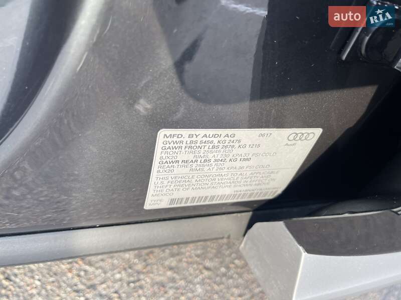 Внедорожник / Кроссовер Audi Q5 2017 в Киеве