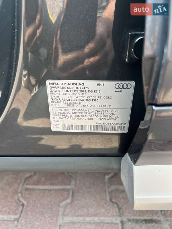 Позашляховик / Кросовер Audi Q5 2018 в Сокалі