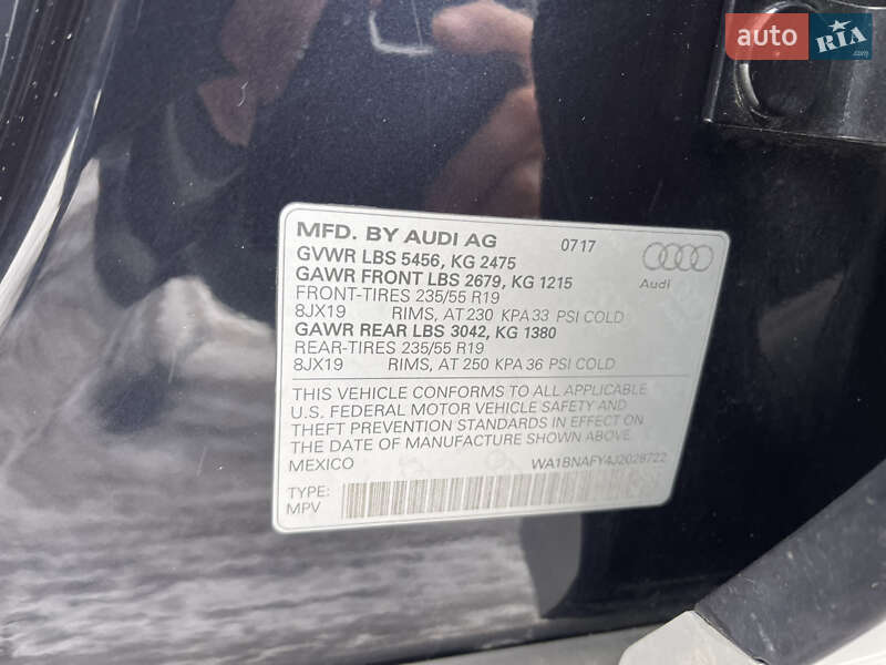 Внедорожник / Кроссовер Audi Q5 2018 в Луцке фото 29 Внедорожник / Кроссовер Audi Q5 2018 в Луцке