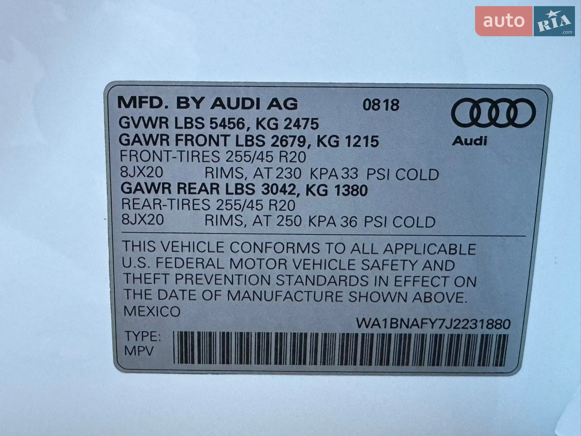 2018 Audi Q5 - мініатюра 86