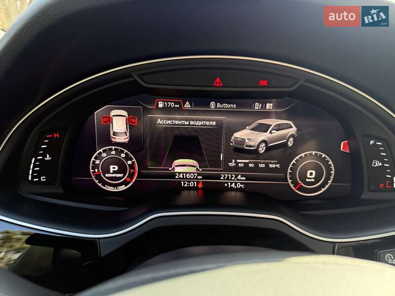 Внедорожник / Кроссовер Audi Q7 2016 в Ужгороде