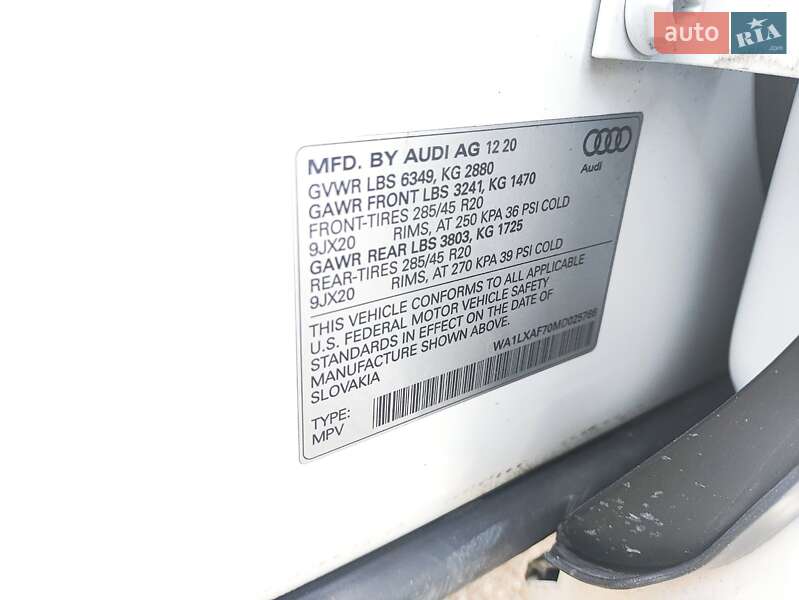 Позашляховик / Кросовер Audi Q7 2020 в Львові фото 13 Позашляховик / Кросовер Audi Q7 2020 в Львові