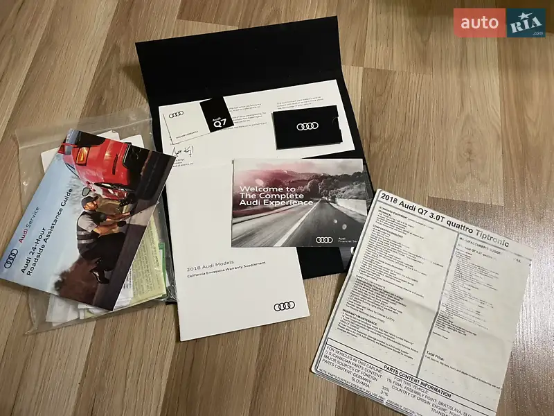 Внедорожник / Кроссовер Audi Q7 2017 в Ивано-Франковске документ