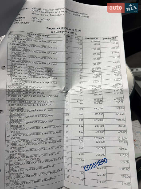 Внедорожник / Кроссовер Audi Q7 2016 в Киеве фото 19 Внедорожник / Кроссовер Audi Q7 2016 в Киеве