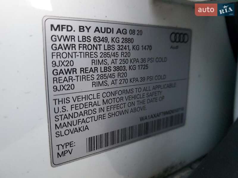 Позашляховик / Кросовер Audi Q7 2021 в Вінниці фото 13 Позашляховик / Кросовер Audi Q7 2021 в Вінниці