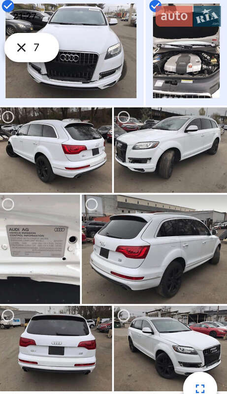 Внедорожник / Кроссовер Audi Q7 2012 в Житомире