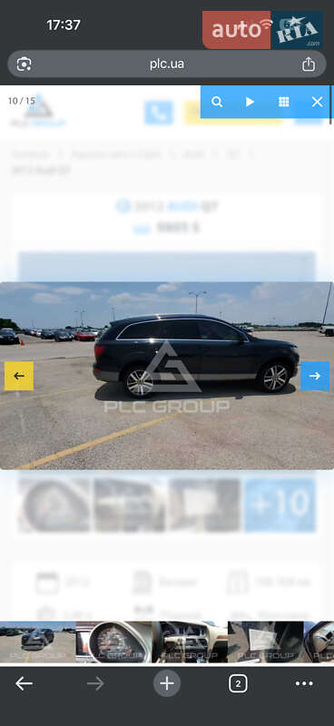 Внедорожник / Кроссовер Audi Q7 2011 в Киеве