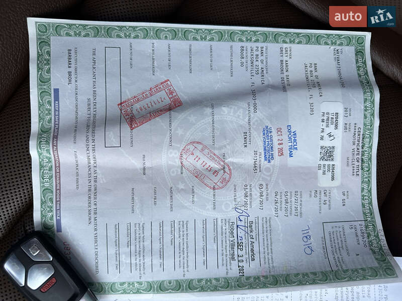 Внедорожник / Кроссовер Audi Q7 2017 в Дубно