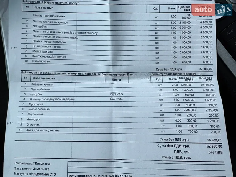 Внедорожник / Кроссовер Audi Q7 2012 в Ужгороде документ 4 фото Внедорожник / Кроссовер Audi Q7 2012 в Ужгороде документ