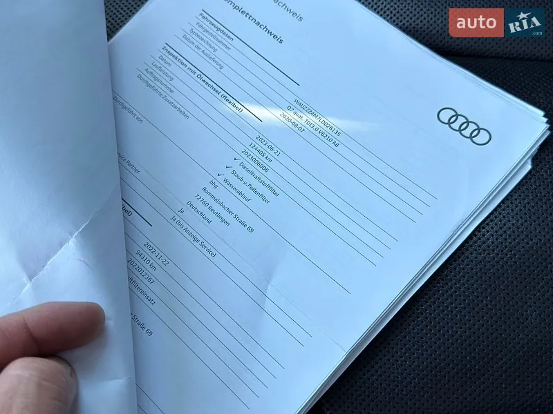 Позашляховик / Кросовер Audi Q7 2020 в Сваляві документ 4 фото Позашляховик / Кросовер Audi Q7 2020 в Сваляві документ