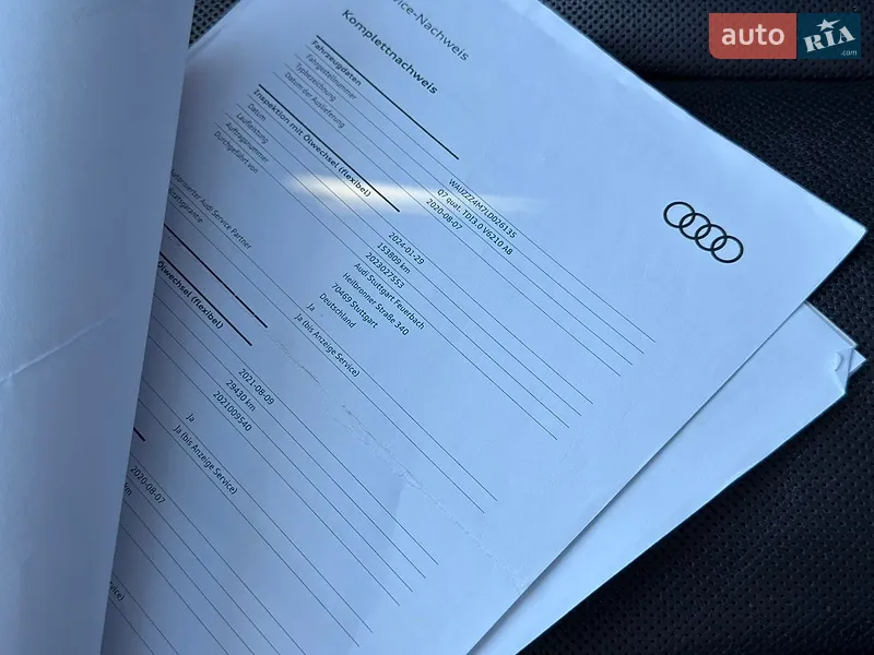 Внедорожник / Кроссовер Audi Q7 2020 в Сваляве документ