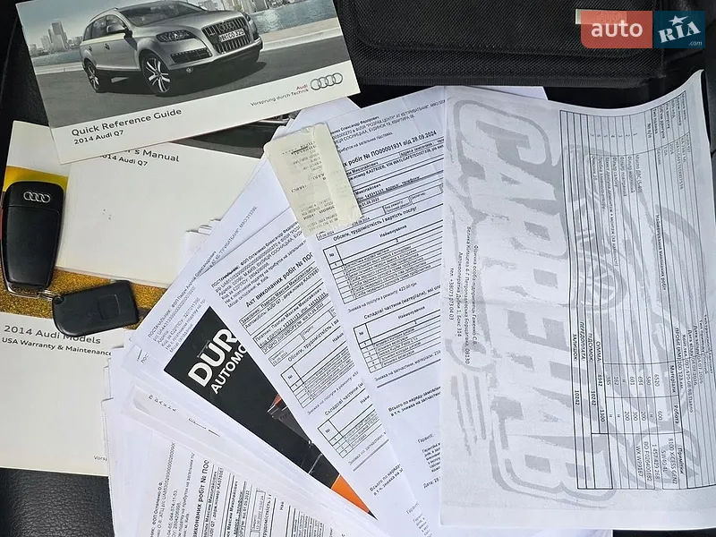 Позашляховик / Кросовер Audi Q7 2014 в Києві документ