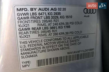 Позашляховик / Кросовер Audi Q8 2020 в 