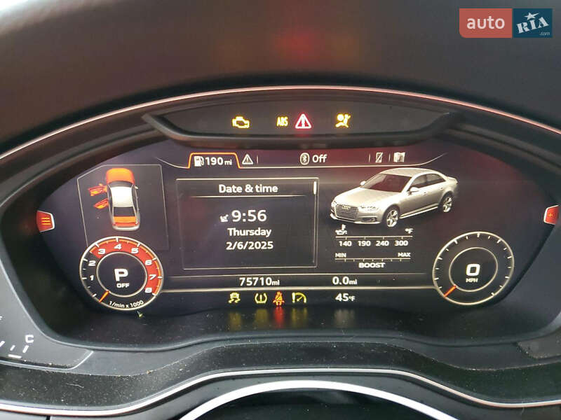 Седан Audi S4 2019 в Одесі