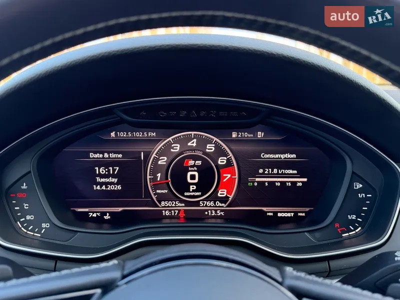 Audi S5 Sportback 2017 VIN WAUC4CF53JA068551 фото оголошення 34 з 77