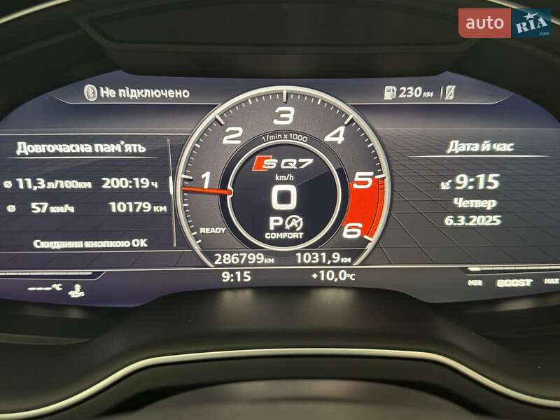 Внедорожник / Кроссовер Audi SQ7 2018 в Киеве