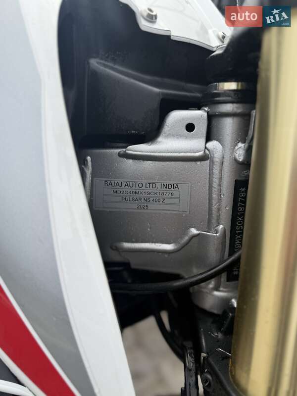 Мотоцикл Без обтікачів (Naked bike) Bajaj Pulsar NS400 2025 в Львові