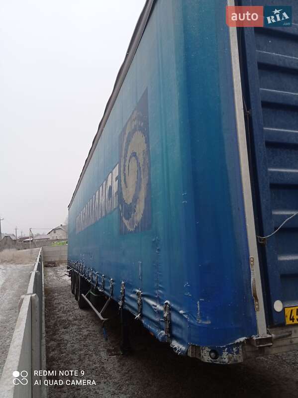 Тентованный борт (штора) - полуприцеп Benalu Fruehauh 2003 в Рокитном фото 2 Тентованный борт (штора) - полуприцеп Benalu Fruehauh 2003 в Рокитном