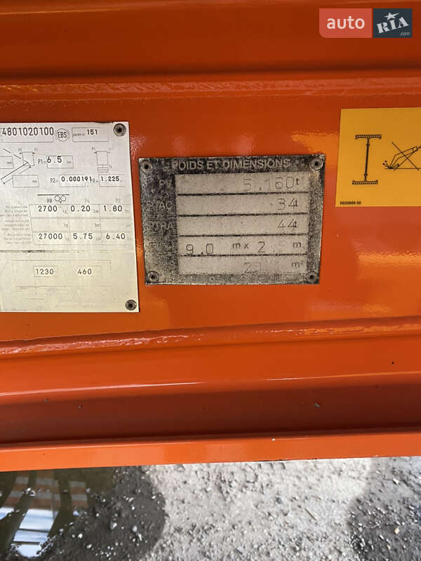 Самоскид напівпричіп Benalu TF34C1 2012 в Коломиї фото 3 Самоскид напівпричіп Benalu TF34C1 2012 в Коломиї