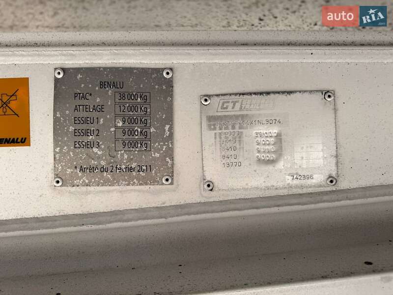Самосвал полуприцеп Benalu TF34C1 2000 в Броварах