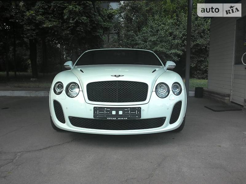 Кабріолет Bentley Continental Supersports 2011 в Дніпрі