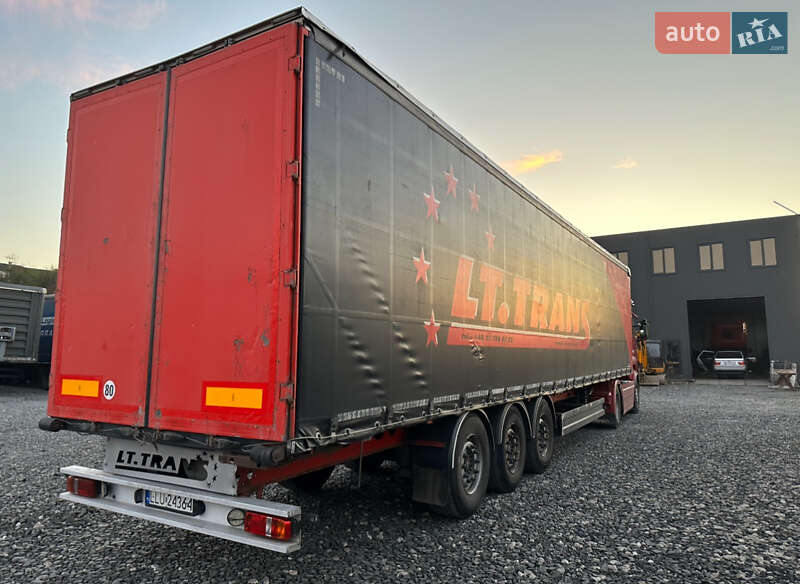 Тентованный борт (штора) - полуприцеп Berger SAPL 2012 в Львове