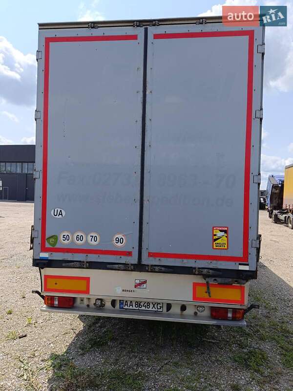 Тентованный борт (штора) - полуприцеп Berger SAPL 2013 в Киеве