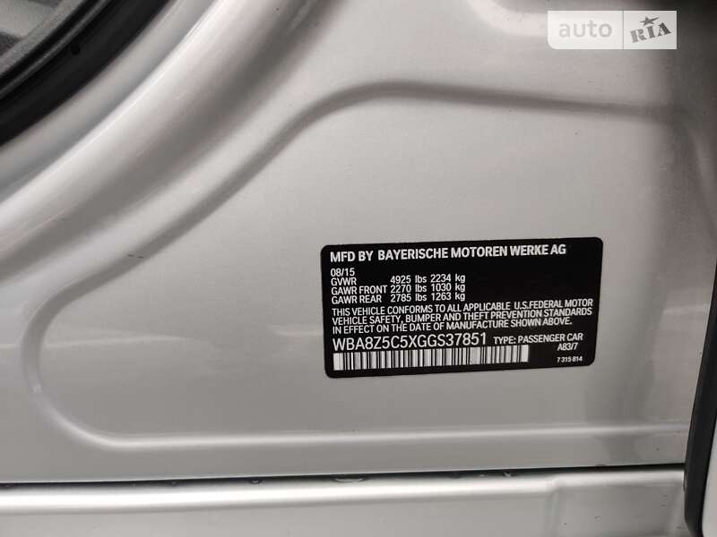 Ліфтбек BMW 3 Series GT 2015 в Луцьку